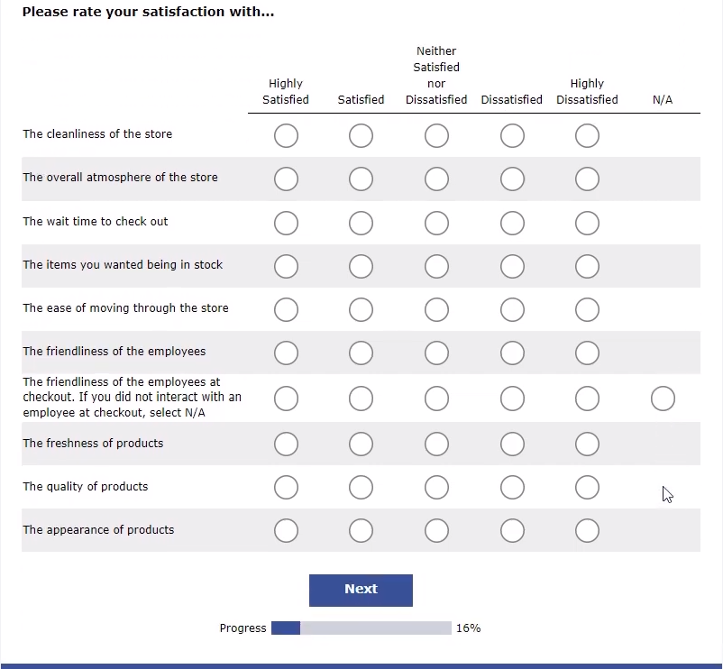 Survey Question 4
